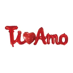 SS SCRITTA TI AMO ROSSO 41" 2