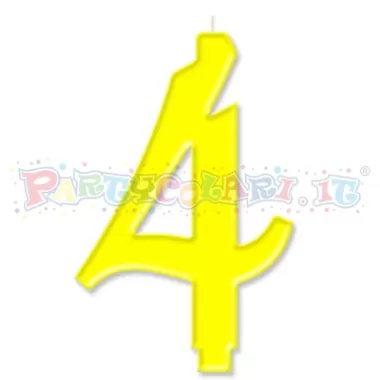 CANDELA cm.7 GIALLO 4