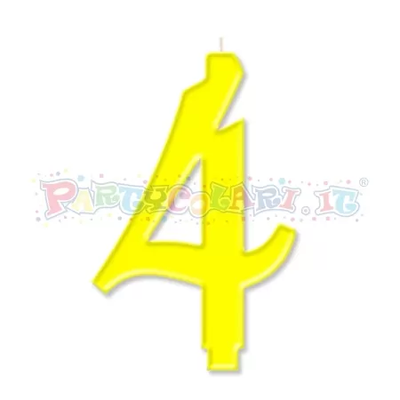 CANDELA cm.7 GIALLO 4