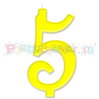 CANDELA cm.7 GIALLO 5