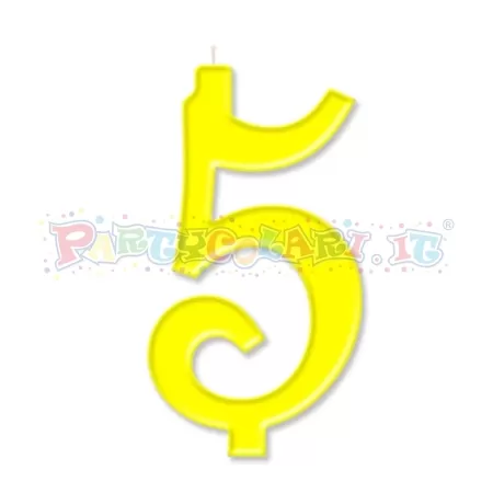 CANDELA cm.7 GIALLO 5