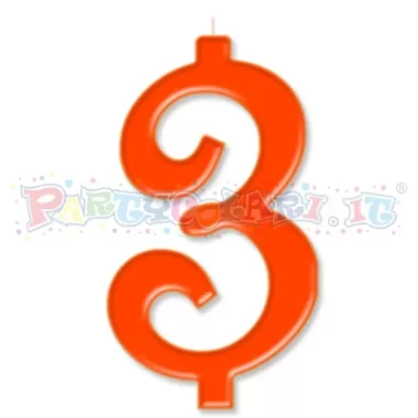 CANDELA cm.7 ARANCIO 3