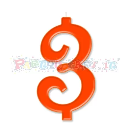 CANDELA cm.7 ARANCIO 3