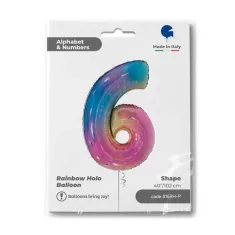 NUMERO 6 RAINBOW cm.102