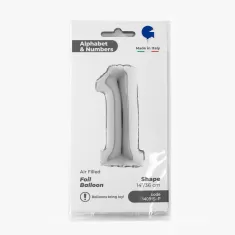 NUMERO 1 ARGENTO cm.35