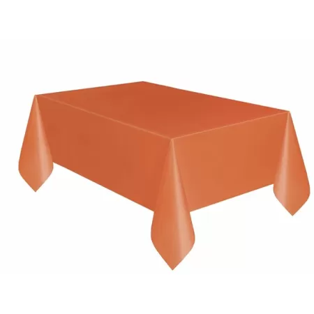 TOVAGLIA IN PLASTICA ARANCIO  137 X  274 cm.