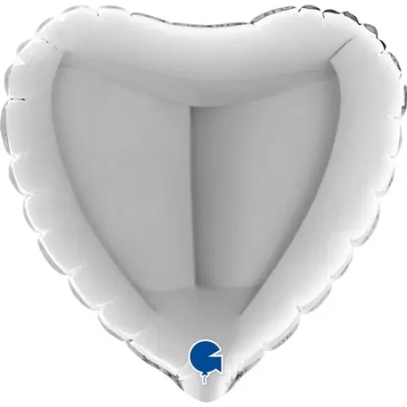 MICRO SHAPE CUORE ARGENTO pz.10