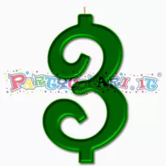 CANDELA cm.7 VERDE PRATO 3