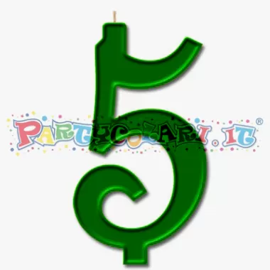 CANDELA cm.7 VERDE PRATO 5