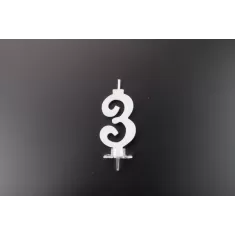 CANDELA cm.7 BIANCO 3