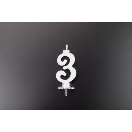 CANDELA cm.7 BIANCO 3