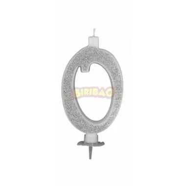 CANDELA CM 12 GLITTER ARGENTO N0