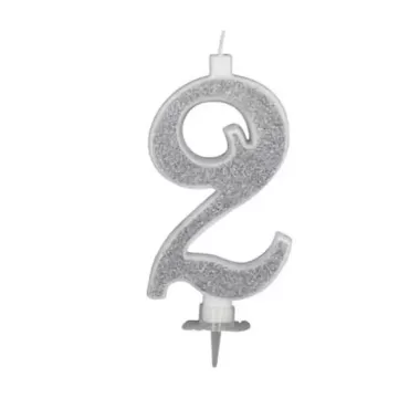 CANDELA CM 12 GLITTER ARGENTO N2