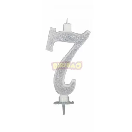 CANDELA CM 12 GLITTER ARGENTO N7