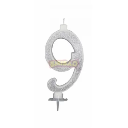 CANDELA CM 12 GLITTER ARGENTO N9
