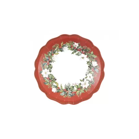 CF.8 PIATTI NEW LIBERTY BUON NATALE CM 21