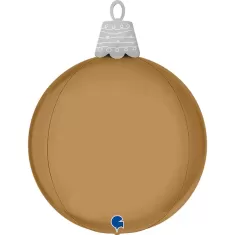 21" PALLA DI NATALE PLATINUM CHAMPAGNE 4D