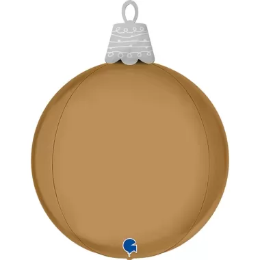 21" PALLA DI NATALE PLATINUM CHAMPAGNE 4D