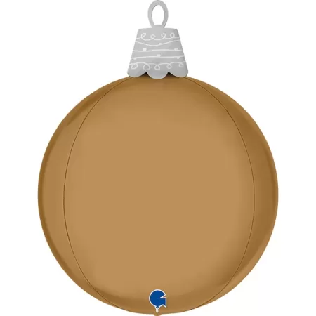 21" PALLA DI NATALE PLATINUM CHAMPAGNE 4D