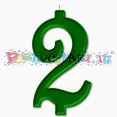 CANDELA cm.7 VERDE PRATO 2