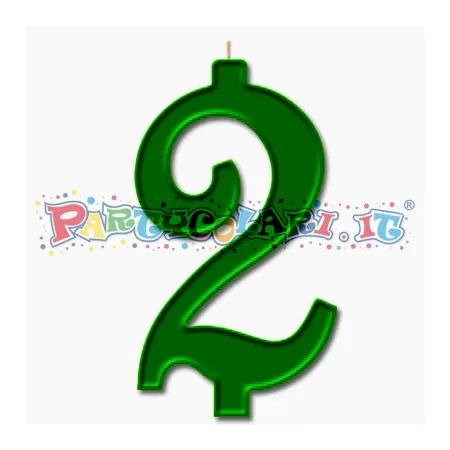 CANDELA cm.7 VERDE PRATO 2