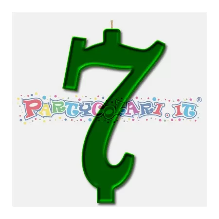 CANDELA cm.7 VERDE PRATO 7