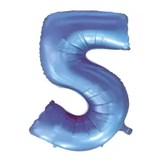 NUMERO 5 SATIN BLU cm.101