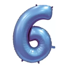 NUMERO 6 SATIN BLU cm.101