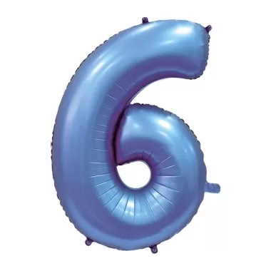 NUMERO 6 SATIN BLU cm.101