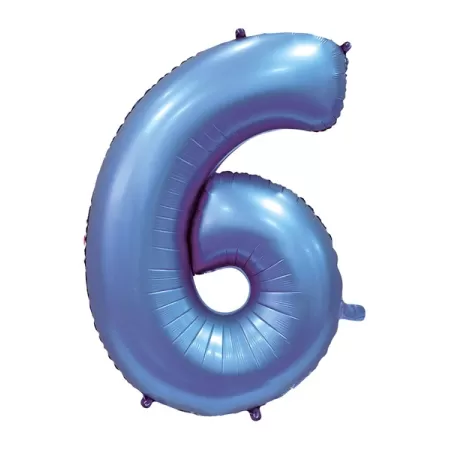 NUMERO 6 SATIN BLU cm.101