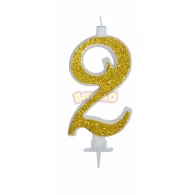 CANDELA CM 12 GLITTER ORO N2
