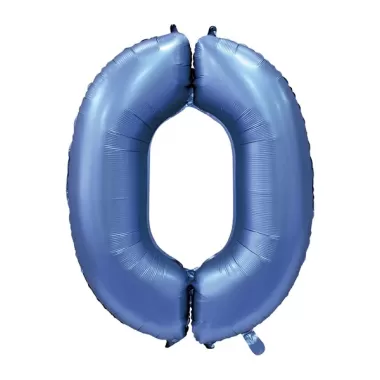 NUMERO 0 SATIN BLU cm.101