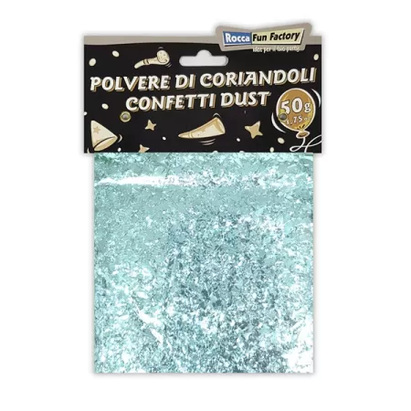 POLVERE DI CORIANDOLI CELESTE BABY 50g