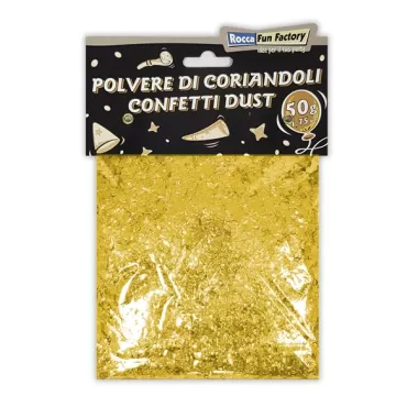 POLVERE DI CORIANDOLI GIALLO 50g