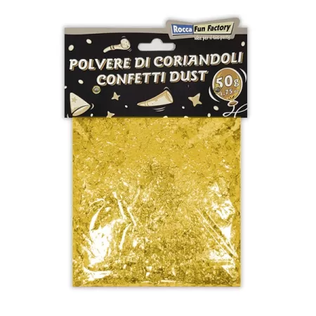 POLVERE DI CORIANDOLI GIALLO 50g