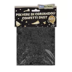 POLVERE DI CORIANDOLI NERO 50g