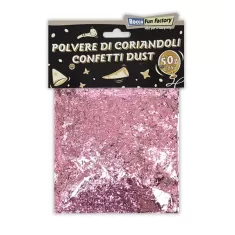 POLVERE DI CORIANDOLI ROSA 50g