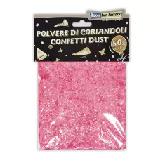 POLVERE DI CORIANDOLI ROSA BABY 50g