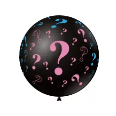 33" BABY SHOWER PUNTO INTERROGATIVO ROSA E CELESTE PZ1