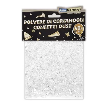 POLVERE DI CORIANDOLI BIANCA 50g