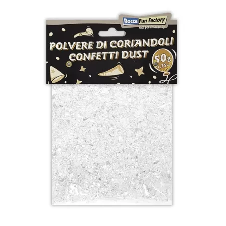 POLVERE DI CORIANDOLI BIANCA 50g