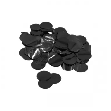 CORIANDOLI NERO METAL gr. 14