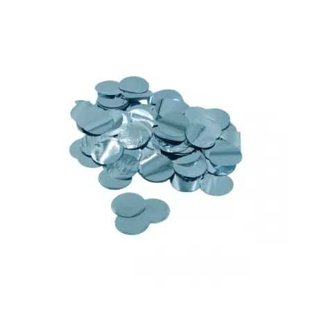 CORIANDOLI DA TAVOLO CELESTE METAL GR 15