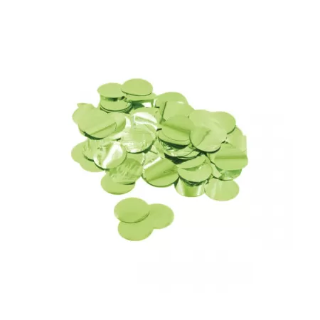 CORIANDOLI DA TAVOLO VERDE LIME METAL gr.15