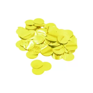 CORIANDOLI DA TAVOLO METAL GIALLIL gr.15