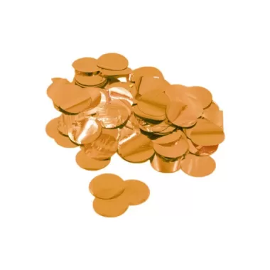 CORIANDOLI DA TAVOLO ARANCIONE METAL gr.15