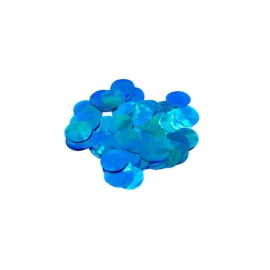 CORIANDOLI DA TAVOLO BLU IRIDESCENTI gr.15