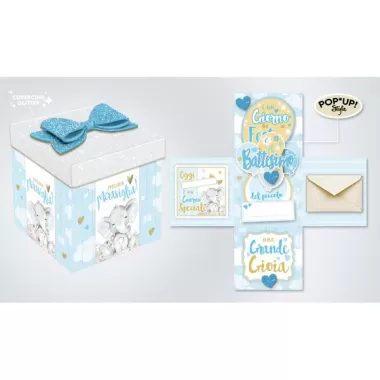 SKATUSH GLITTER-POP UP BATTESIMO BINBO