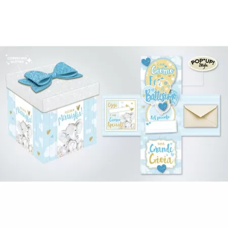 SKATUSH GLITTER-POP UP BATTESIMO BINBO