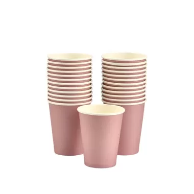 Bicchiere carta 295ml Rosa pz.25